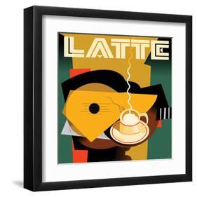 Cubist Latte I-Eli Adams-Framed Art Print