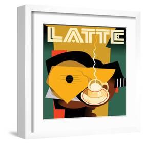 Cubist Latte I-Eli Adams-Framed Art Print