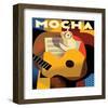 Cubist Mocha I-Eli Adams-Framed Art Print