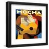 Cubist Mocha I-Eli Adams-Framed Art Print