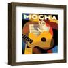 Cubist Mocha I-Eli Adams-Framed Art Print