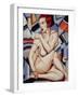 Cubist Nude Orange and Purple-Catherine Abel-Framed Giclee Print