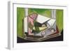 Cubist Still Life (Oil on Board)-Alfred Henry Maurer-Framed Giclee Print