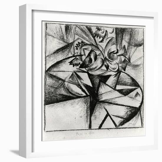 Cubo-Futurist Composition, 1915-Alexander Bogomazov-Framed Giclee Print