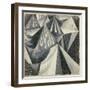 Cubo-Futurist Composition in Grey and White, 1916-Alexander Bogomazov-Framed Giclee Print