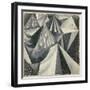 Cubo-Futurist Composition in Grey and White, 1916-Alexander Bogomazov-Framed Giclee Print