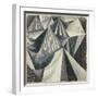 Cubo-Futurist Composition in Grey and White, 1916-Alexander Bogomazov-Framed Giclee Print