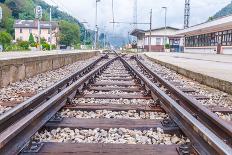 Train Tracks.-cubrick-Framed Photographic Print