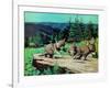 Cubs at Play-Stan Galli-Framed Giclee Print