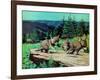 Cubs at Play-Stan Galli-Framed Giclee Print