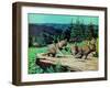 Cubs at Play-Stan Galli-Framed Giclee Print