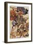 Cuchulain (Cu Chulainn) Rides His Chariot into Battle-Joseph Christian Leyendecker-Framed Photographic Print