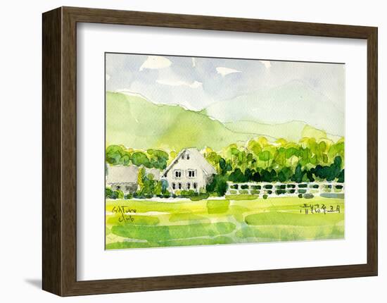 Cuckoo Sings, Early Summer in Plateau-Kenji Fujimura-Framed Art Print