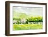 Cuckoo Sings, Early Summer in Plateau-Kenji Fujimura-Framed Art Print