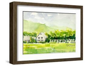 Cuckoo Sings, Early Summer in Plateau-Kenji Fujimura-Framed Art Print