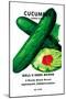 Cucumber: Burpee Hybrid-null-Mounted Art Print