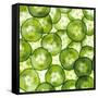 Cucumber Slices-Mark Sykes-Framed Stretched Canvas