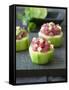 Cucumber Towers Topped with Tuna Tartare-Jan-peter Westermann-Framed Stretched Canvas