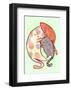 Cuddling Cats-My Zoetrope-Framed Art Print