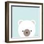 Cuddly Bear-Ann Kelle-Framed Art Print