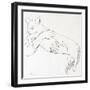 Cuddly Cat, 2000-Joan Thewsey-Framed Giclee Print