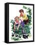 Cuddly Skunk - Child Life-Keith Ward-Framed Stretched Canvas