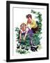 Cuddly Skunk - Child Life-Keith Ward-Framed Giclee Print