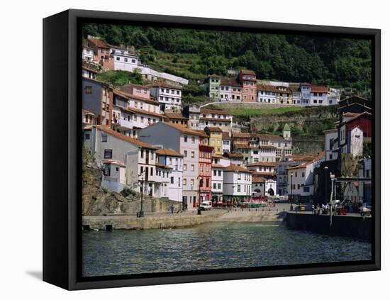 Cudillero, Fishing Village on the North Coast, Asturias, Spain, Europe-Duncan Maxwell-Framed Stretched Canvas