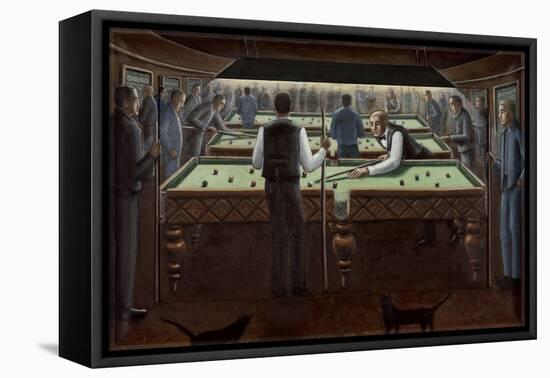 Cueing Up, 2015-PJ Crook-Framed Stretched Canvas