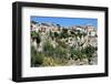 Cuenca Houses Situated on the Cliff-Madrugada Verde-Framed Photographic Print