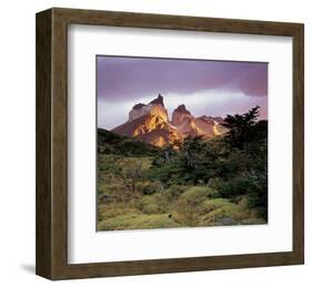 Cuernes del Paine Torres-null-Framed Art Print