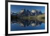 Cuernos del Paine at sunset, Torres del Paine National Park, Chile, Patagonia-Adam Jones-Framed Premium Photographic Print