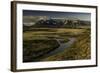 Cuernos del Paine at sunset, Torres del Paine National Park, Chile, Patagonia-Adam Jones-Framed Photographic Print