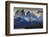 Cuernos Del Paine at Sunset, Torres Del Paine National Park, Patagonia, Chile, South America-Eleanor Scriven-Framed Photographic Print