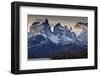 Cuernos Del Paine at Sunset, Torres Del Paine National Park, Patagonia, Chile, South America-Eleanor Scriven-Framed Photographic Print