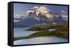 Cuernos Del Paine Mountain Scenery Encompassing-null-Framed Stretched Canvas