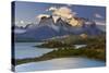Cuernos Del Paine Mountain Scenery Encompassing-null-Stretched Canvas