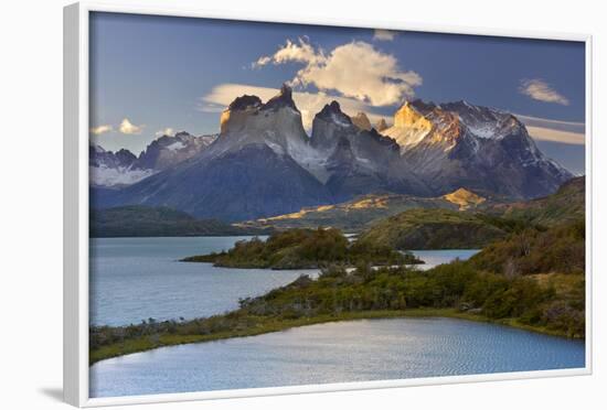 Cuernos Del Paine Mountain Scenery Encompassing-null-Framed Photographic Print