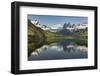 Cuernos del Paine reflecting on lake, Torres del Paine National Park, Chile, Patagonia-Adam Jones-Framed Photographic Print