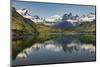 Cuernos del Paine reflecting on lake, Torres del Paine National Park, Chile, Patagonia-Adam Jones-Mounted Photographic Print