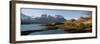 Cuernos Del Paine Rising up Above Lago Pehoe, Torres Del Paine National Park, Patagonia, Chile-Gavin Hellier-Framed Photographic Print