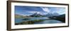 Cuernos Del Paine Rising up Above Lago Pehoe, Torres Del Paine National Park, Patagonia, Chile-Gavin Hellier-Framed Premium Photographic Print