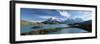 Cuernos Del Paine Rising up Above Lago Pehoe, Torres Del Paine National Park, Patagonia, Chile-Gavin Hellier-Framed Photographic Print