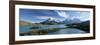 Cuernos Del Paine Rising up Above Lago Pehoe, Torres Del Paine National Park, Patagonia, Chile-Gavin Hellier-Framed Photographic Print