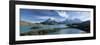 Cuernos Del Paine Rising up Above Lago Pehoe, Torres Del Paine National Park, Patagonia, Chile-Gavin Hellier-Framed Photographic Print