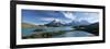 Cuernos Del Paine Rising up Above Lago Pehoe, Torres Del Paine National Park, Patagonia, Chile-Gavin Hellier-Framed Photographic Print
