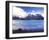 Cuernos Del Paine Rising Up Above Lago Pehoe, Torres Del Paine National Park, Patagonia, Chile-Gavin Hellier-Framed Photographic Print