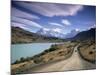 Cuernos Del Paine Rising up Above Rio Paine, Torres Del Paine National Park, Patagonia, Chile-Gavin Hellier-Mounted Photographic Print