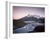 Cuernos Del Paine Rising up Above Salto Grande, Torres Del Paine National Park, Patagonia, Chile-Gavin Hellier-Framed Photographic Print