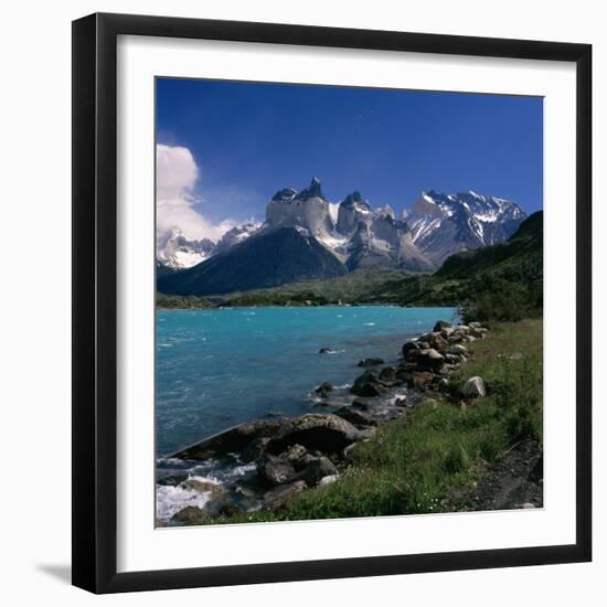 Cuernos Del Paine, Torres Del Paine National Park, Chile-null-Framed Photographic Print